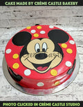 Mickey mouse theme with red base