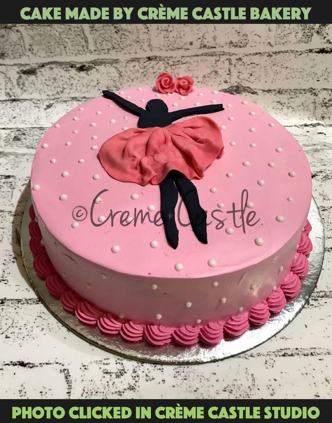 Cake for Dancer. Cake Designs for Baby Girl. Noida & Gurgaon