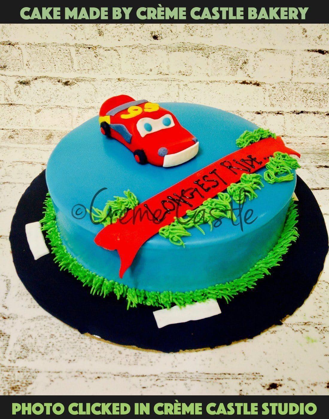 Pixar Cars Cake. Cake Design for Son and Boys. Noida & Gurgaon