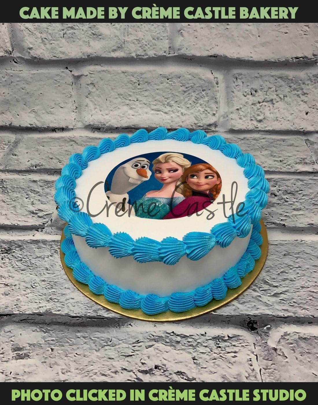 Coolest Frozen Anna and Elsa Cake
