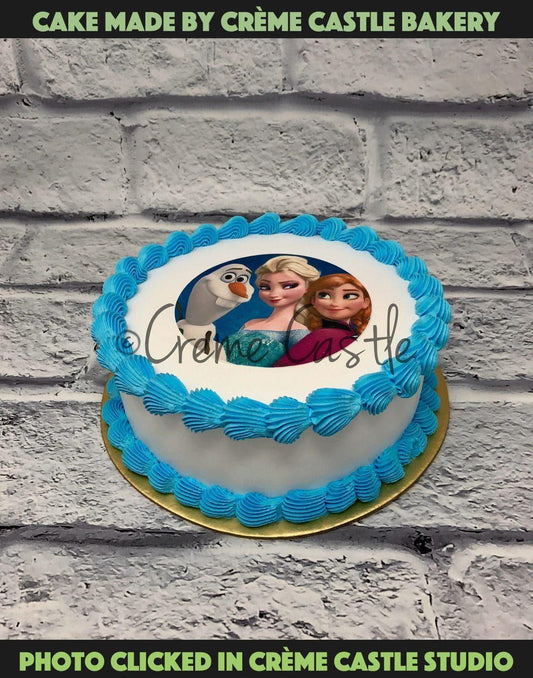 Cake Designs for Baby Girl. Frozen Photo Cake. Noida & Gurgaon