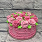 Pink Rose Bouquet - Creme Castle