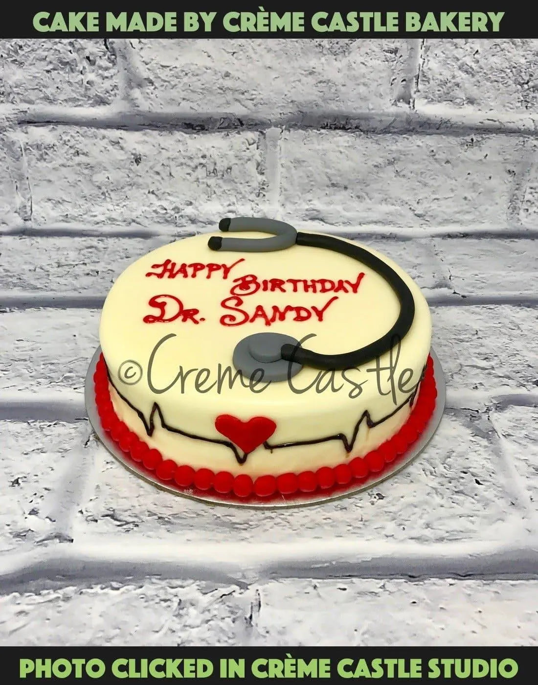 Doctor Theme Cake. Cake Designs for Women. Noida & Gurgaon Creme Castle
