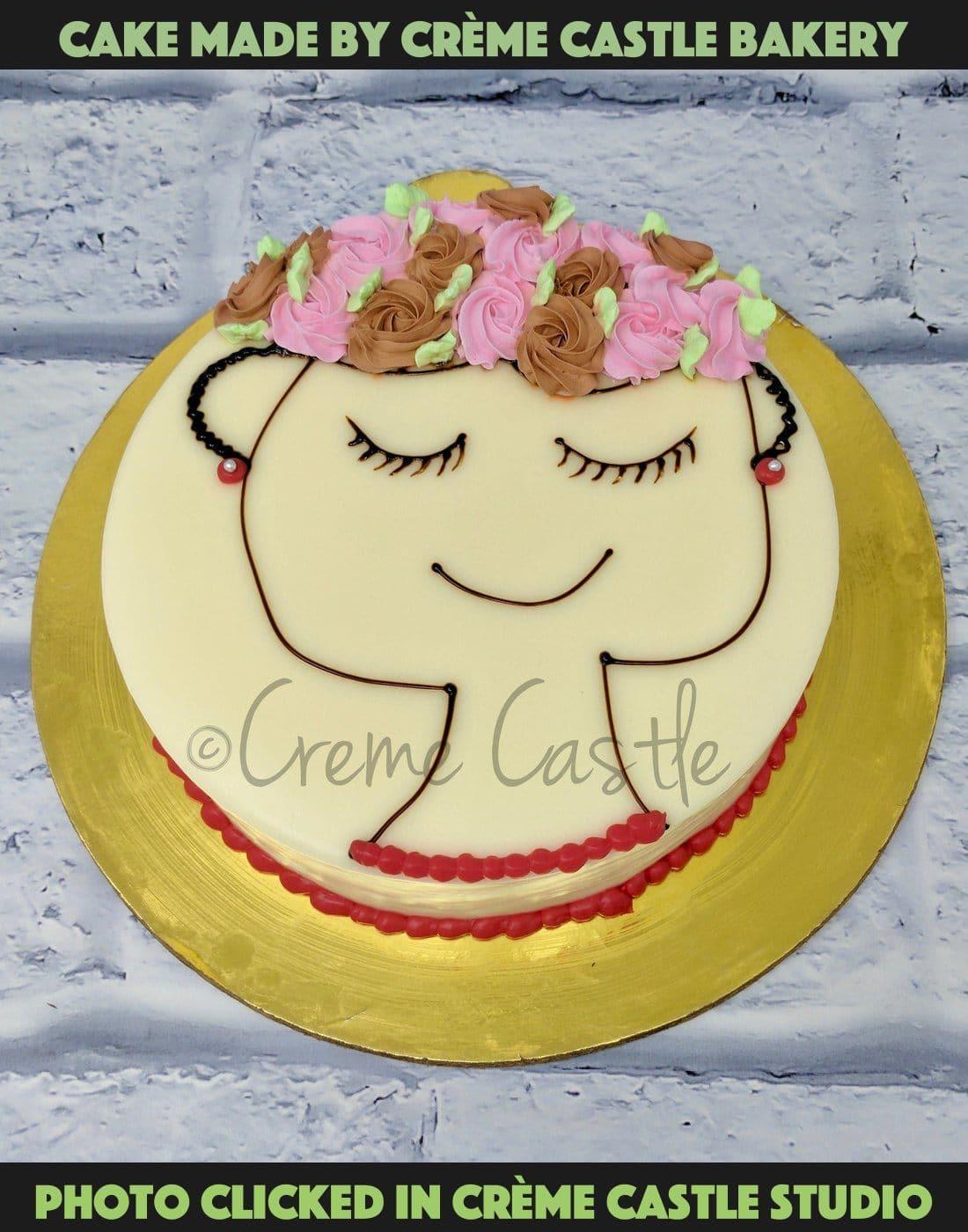 Portrait Cake - Creme Castle