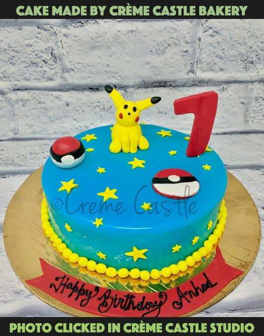 Pokemon Pikachu Cake. Cake Design for Son and Boys. Noida & Gurgaon