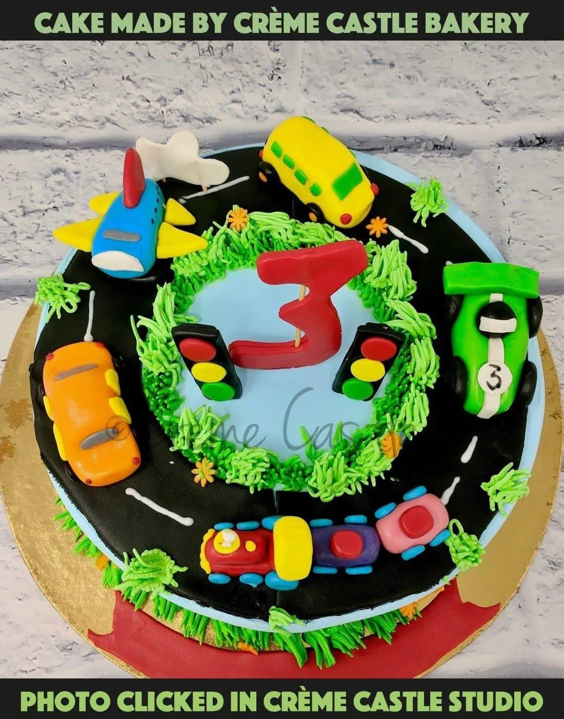 Automobile Cake - Creme Castle