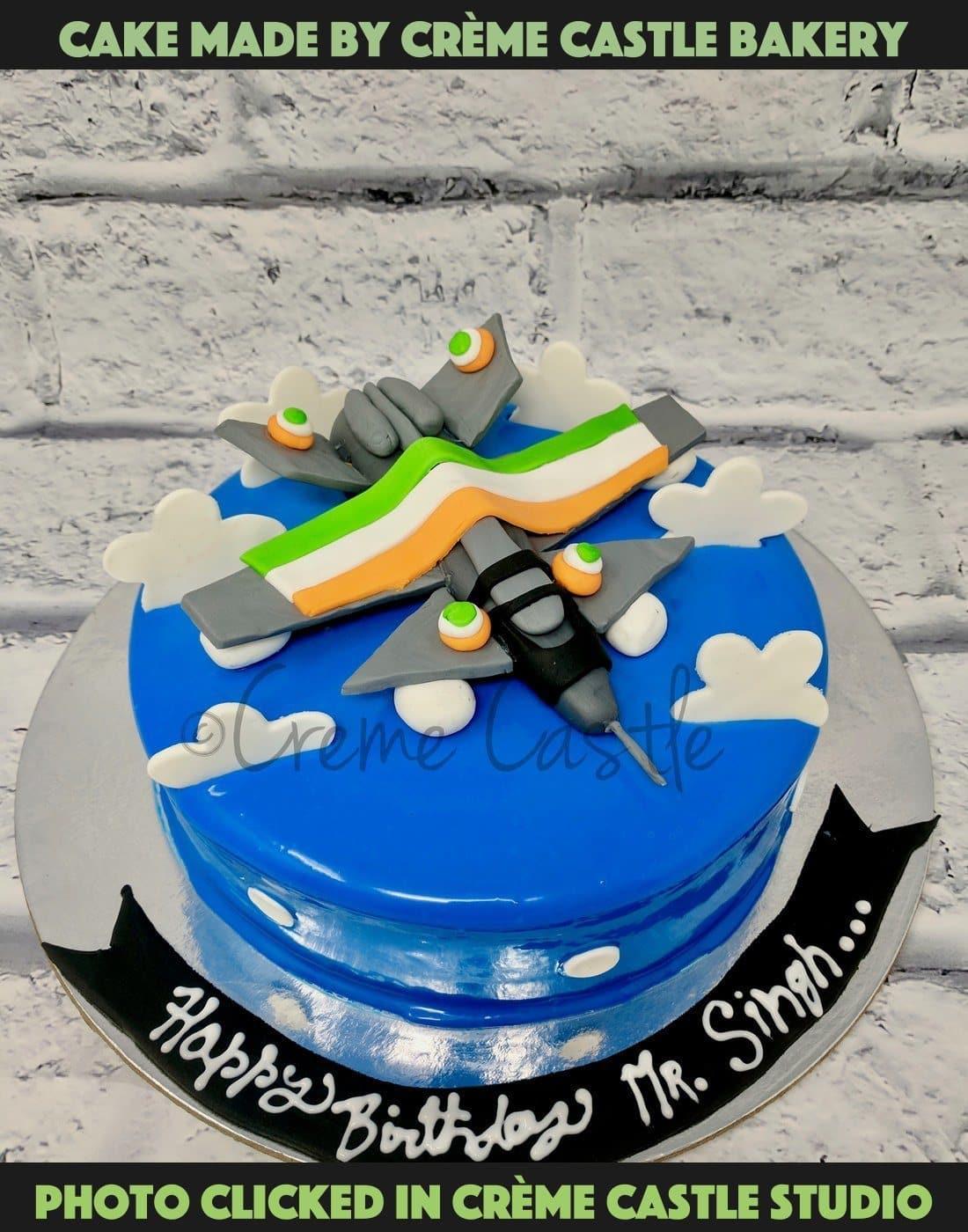 Aim High Era United States Air Force Retirement Cake - CakeCentral.com