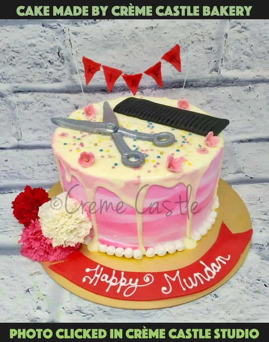 Mundan Cake - Creme Castle