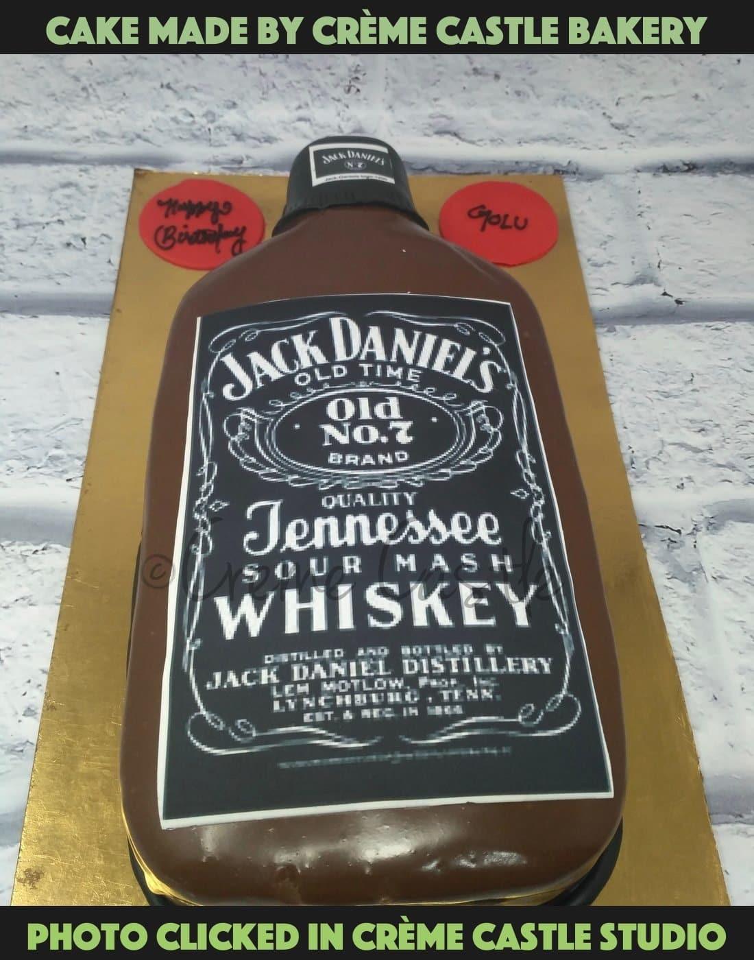 Jack Daniels Bottle - Creme Castle