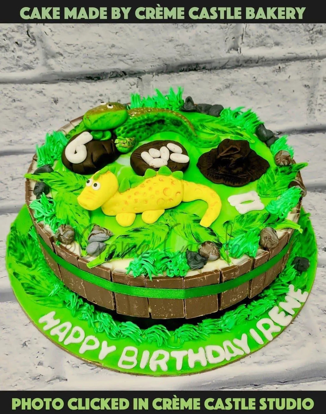 Dinosaurs Theme Cake - Creme Castle