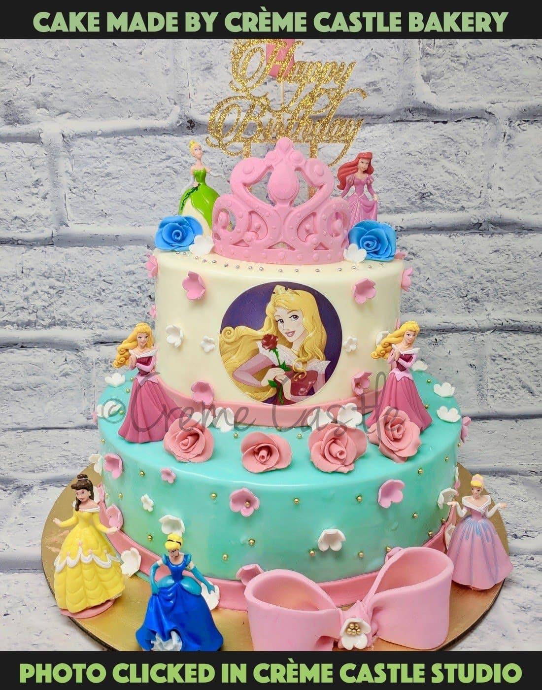 Princess Theme Cake 2 - Creme Castle