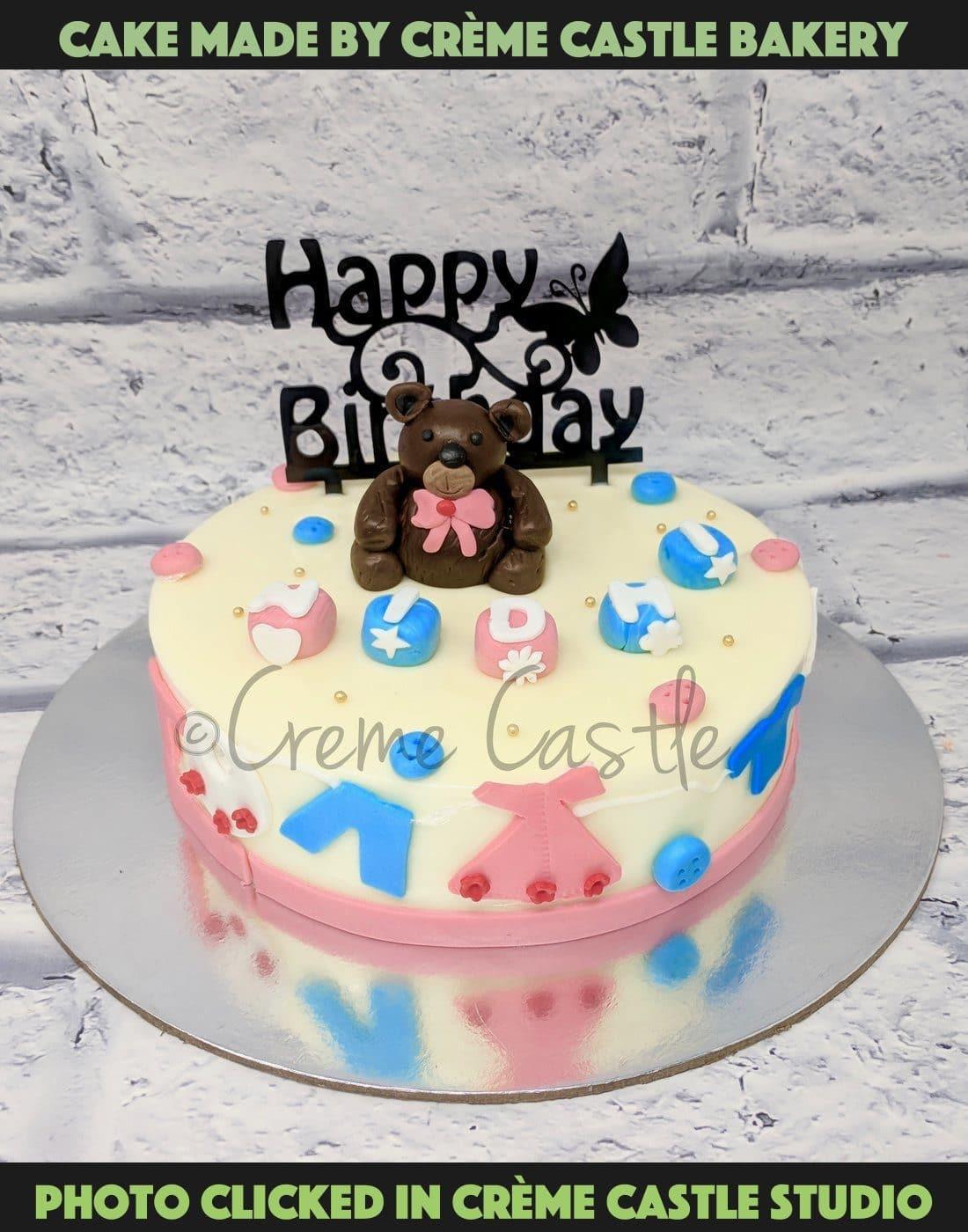 How To Make An Adorable Pink Bear Cake — Icing Insight