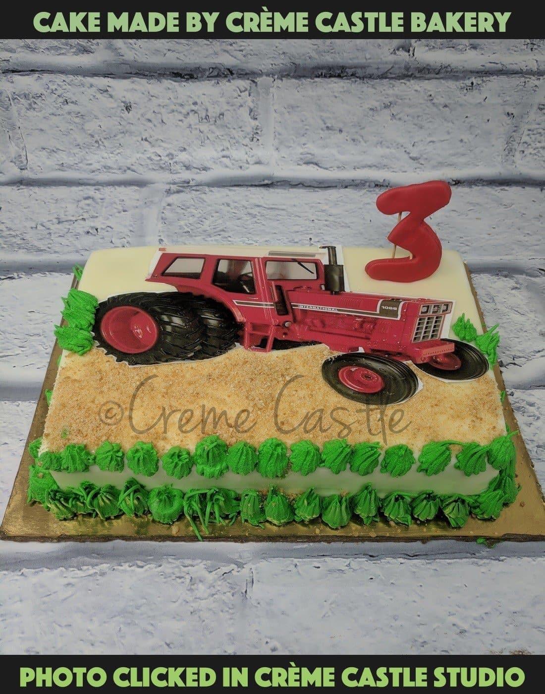 Tractor Cake - Creme Castle