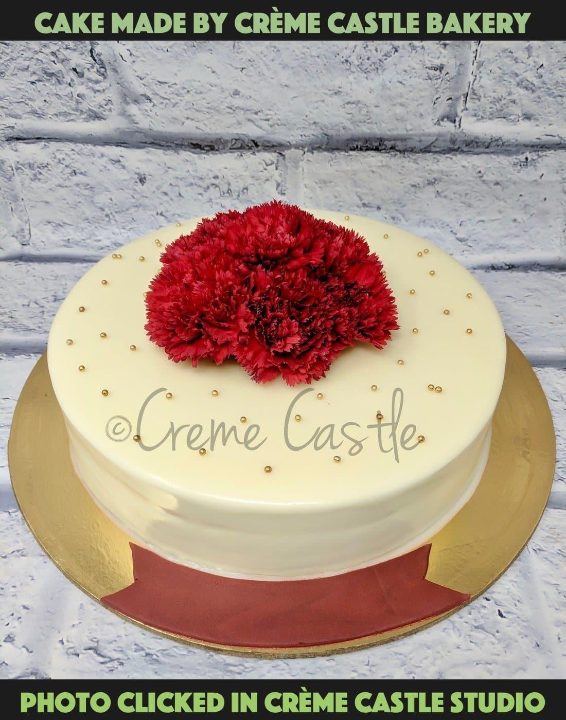 Real Flower Bunch - Creme Castle