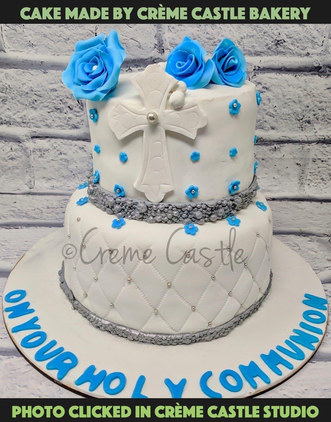 Blue Floral Theme - Creme Castle