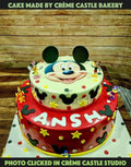 Mickey Mouse Tier Cake