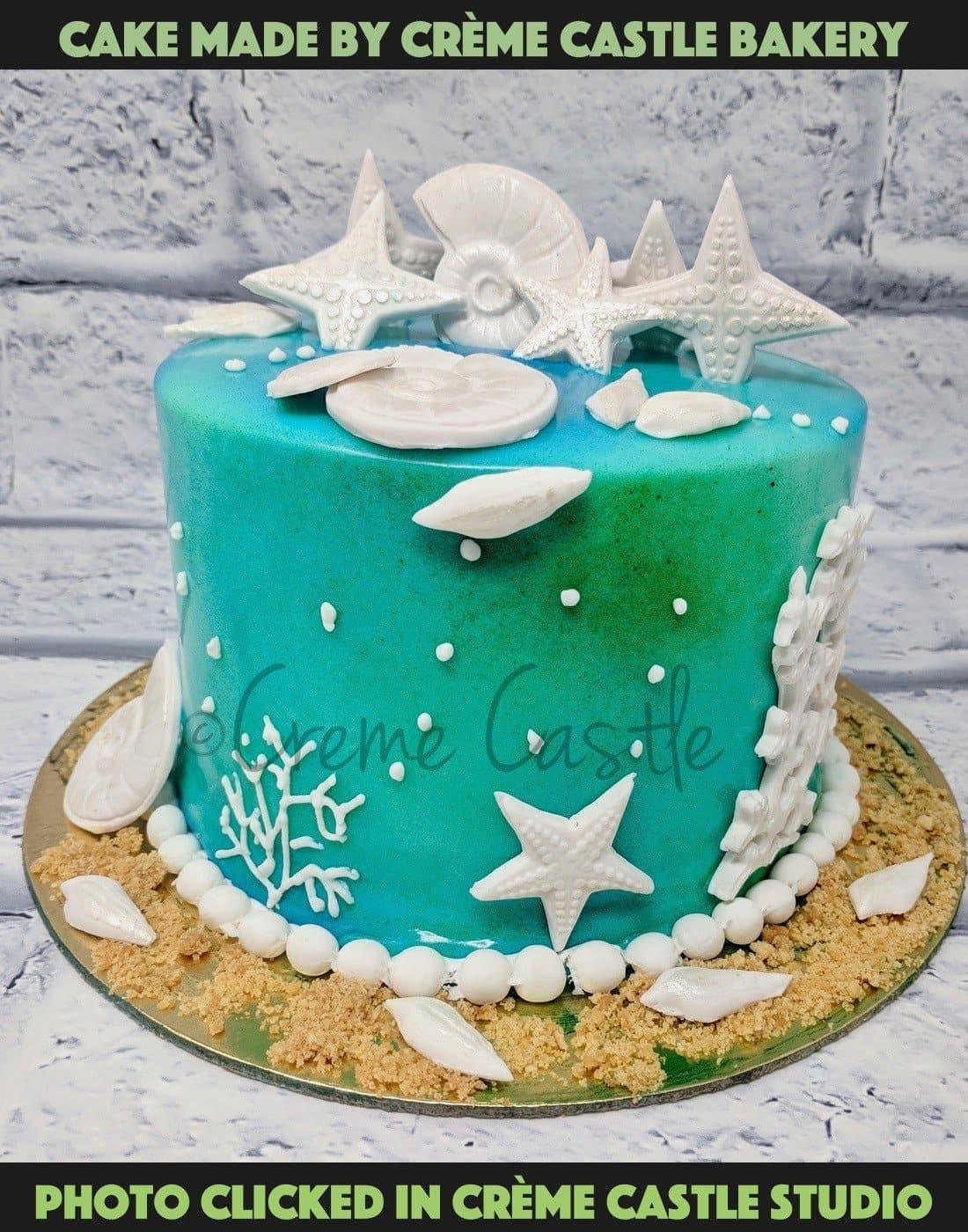 Underwater Theme Cake - Creme Castle