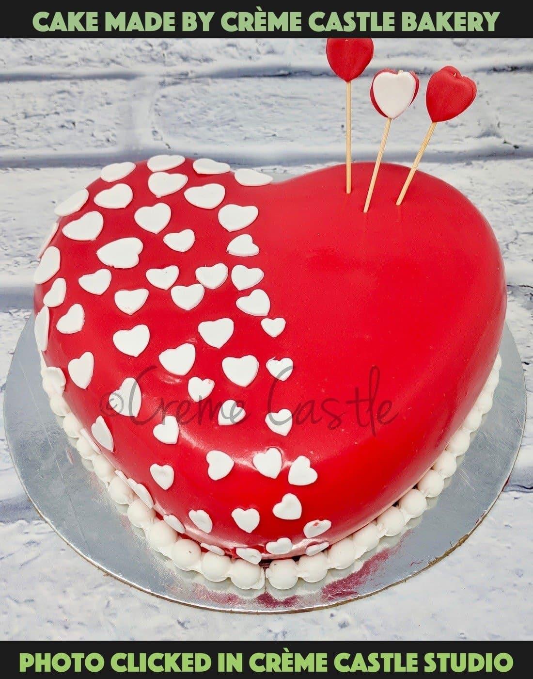 Red and White hearts theme - Creme Castle