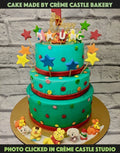 Disney blue theme Cake