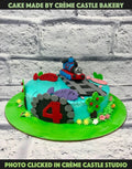 Train Theme Cake