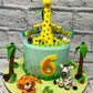 Jungle Kids Theme Cake - Creme Castle