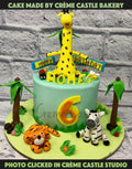 Jungle Kids Theme Cake