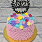 Floral Theme Cake - Creme Castle