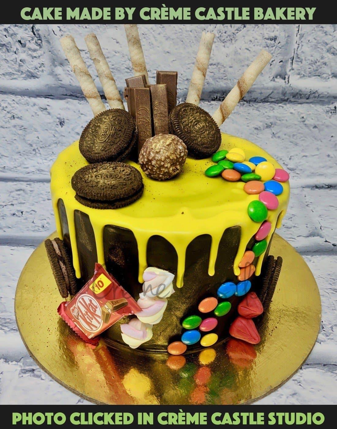Chocolate Drip Cake - Creme Castle