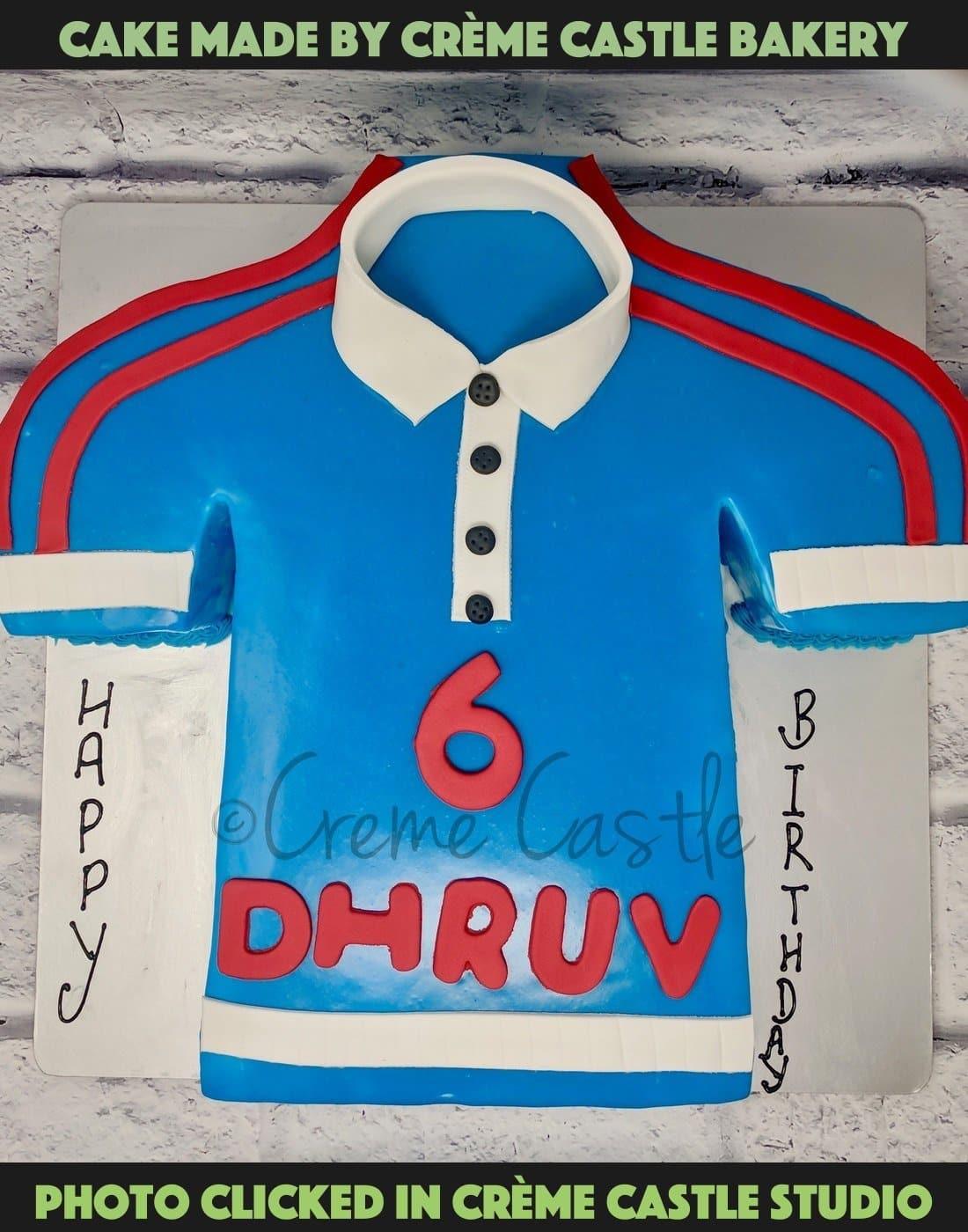 Indian Jersey Theme Cake - Creme Castle