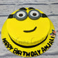 Minion Smile Cake. Customized Cake Bakery Near Me. Noida & Gurgaon