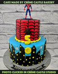 Spider man 2 Tier Cake