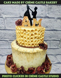 Chocolate 25th Anniversary Cake