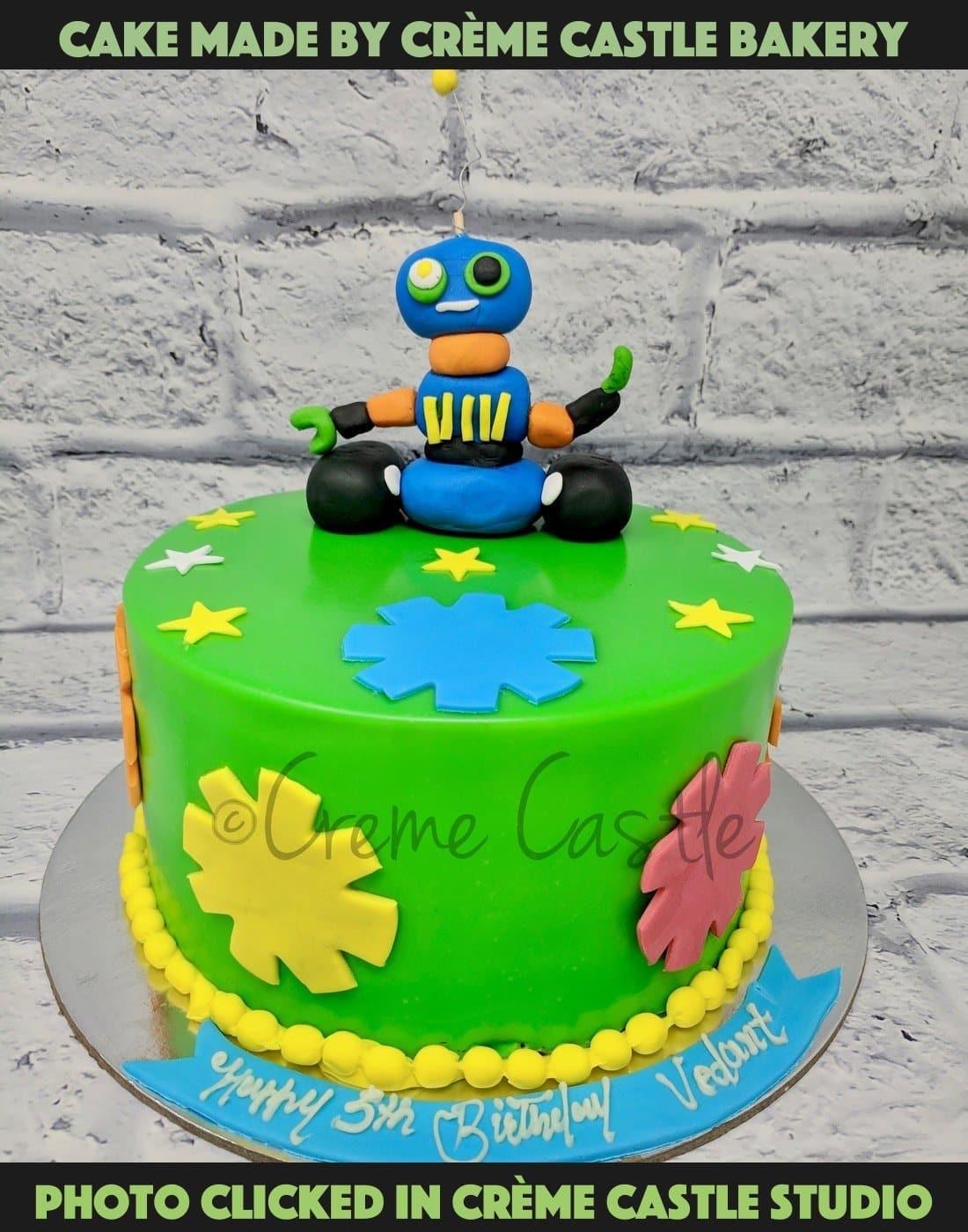 21+ Wonderful Photo of Robot Birthday Cake - entitlementtrap.com | Happy  birthday cakes, Birthday cake, Happy birthday boy