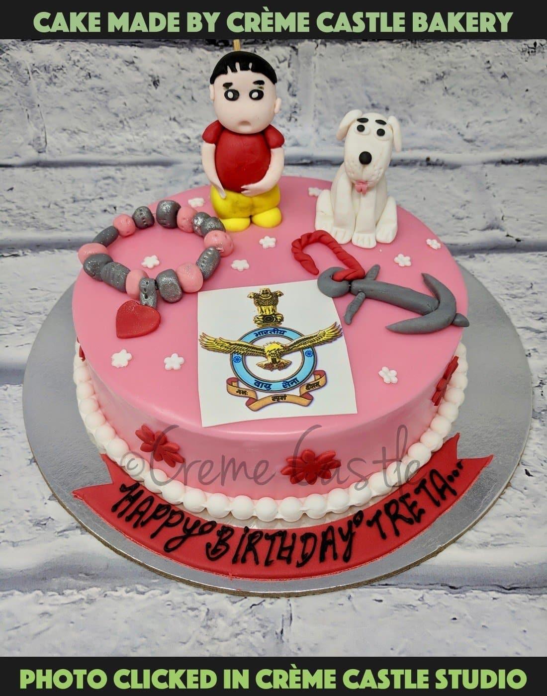 500gms custom shinchan cake #customcakes #shinchan | Instagram