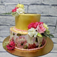 Vintage Floral Cake. Wedding Cake. Engagement Cake. Noida Gurgaon