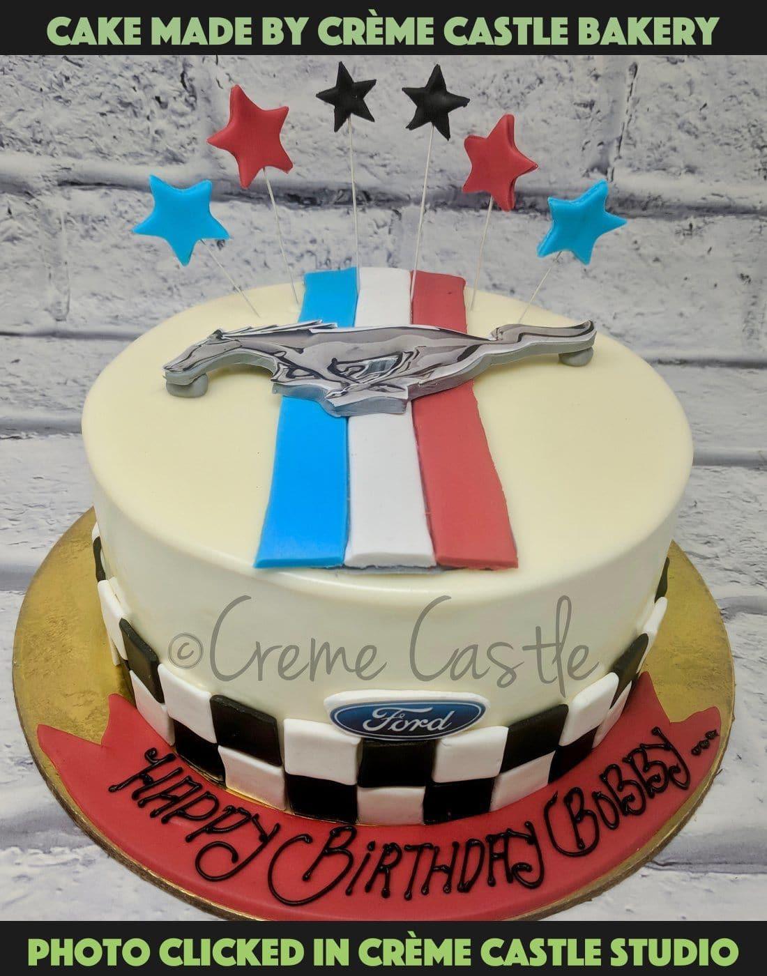 Ford Mustang GT 500 Cake – Rebecca Cakes & Bakes