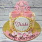 Tiara floral cakes - Creme Castle