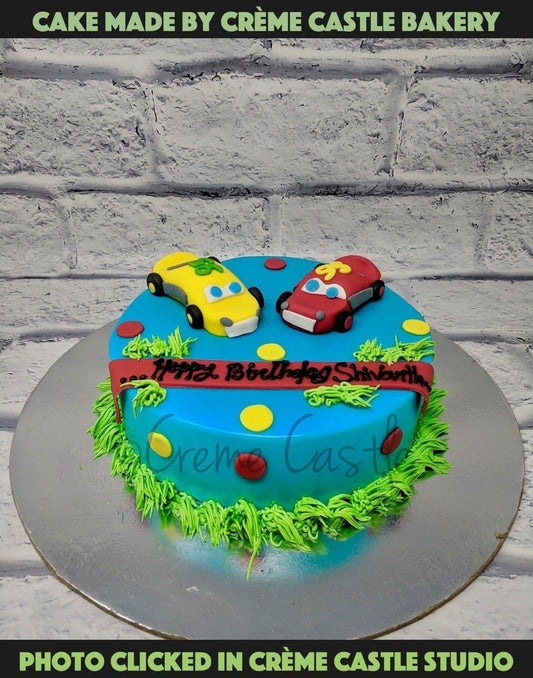 Cars Pixar Cake. Birthday Cake Ideas for Son. Noida & Gurgaon