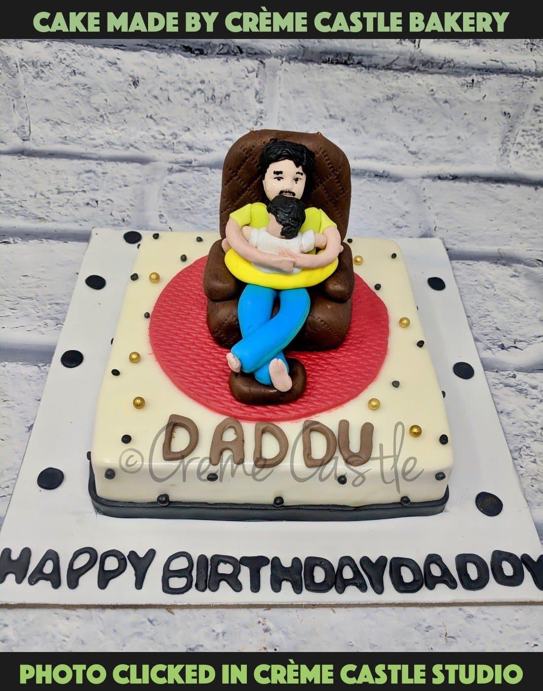 Daddy and Baby Cake by Creme Castle