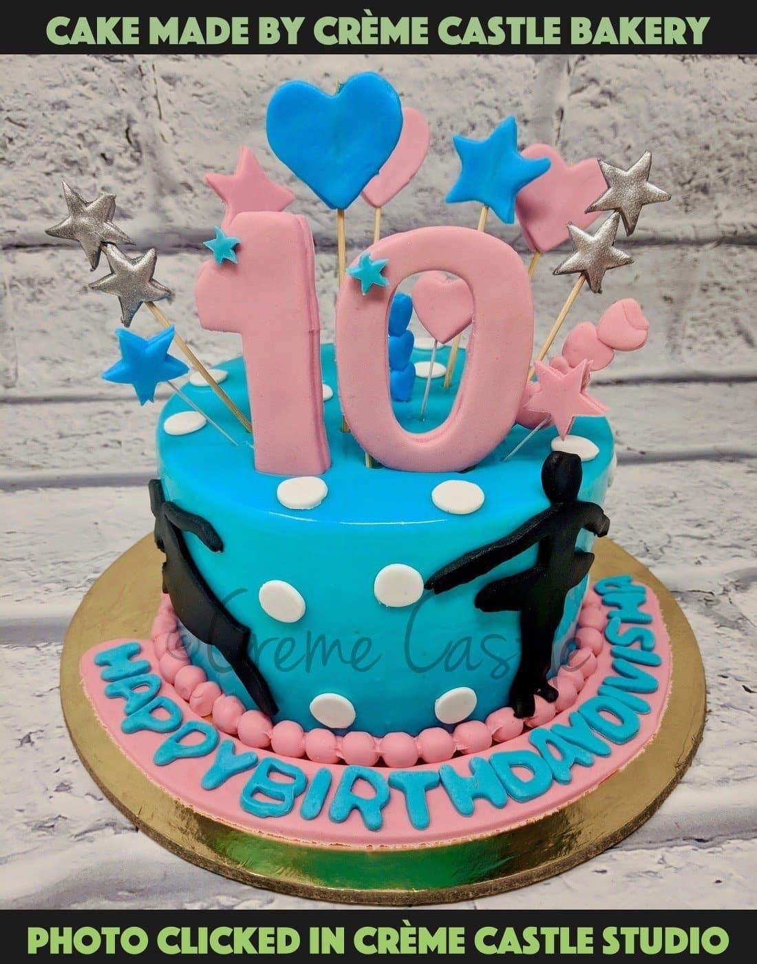 Love to Dance Birthday Cake No.N101 - Creative Cakes