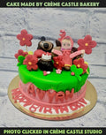 Masha and bear cake