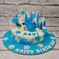 Frozen Winter Wonderland Cake - Creme Castle