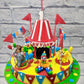 Circus Carnival Cake - Creme Castle