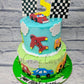 Cars, Planes and Clouds Cake - Creme Castle
