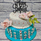 Floral Vintage Cake. Wedding Cake. Engagement Cake. Noida Gurgaon