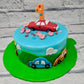 First birthday car cake - Creme Castle