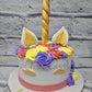 Unicorn and Rainbow Cake - Creme Castle