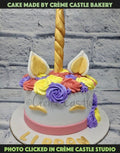 Unicorn and Rainbow Cake