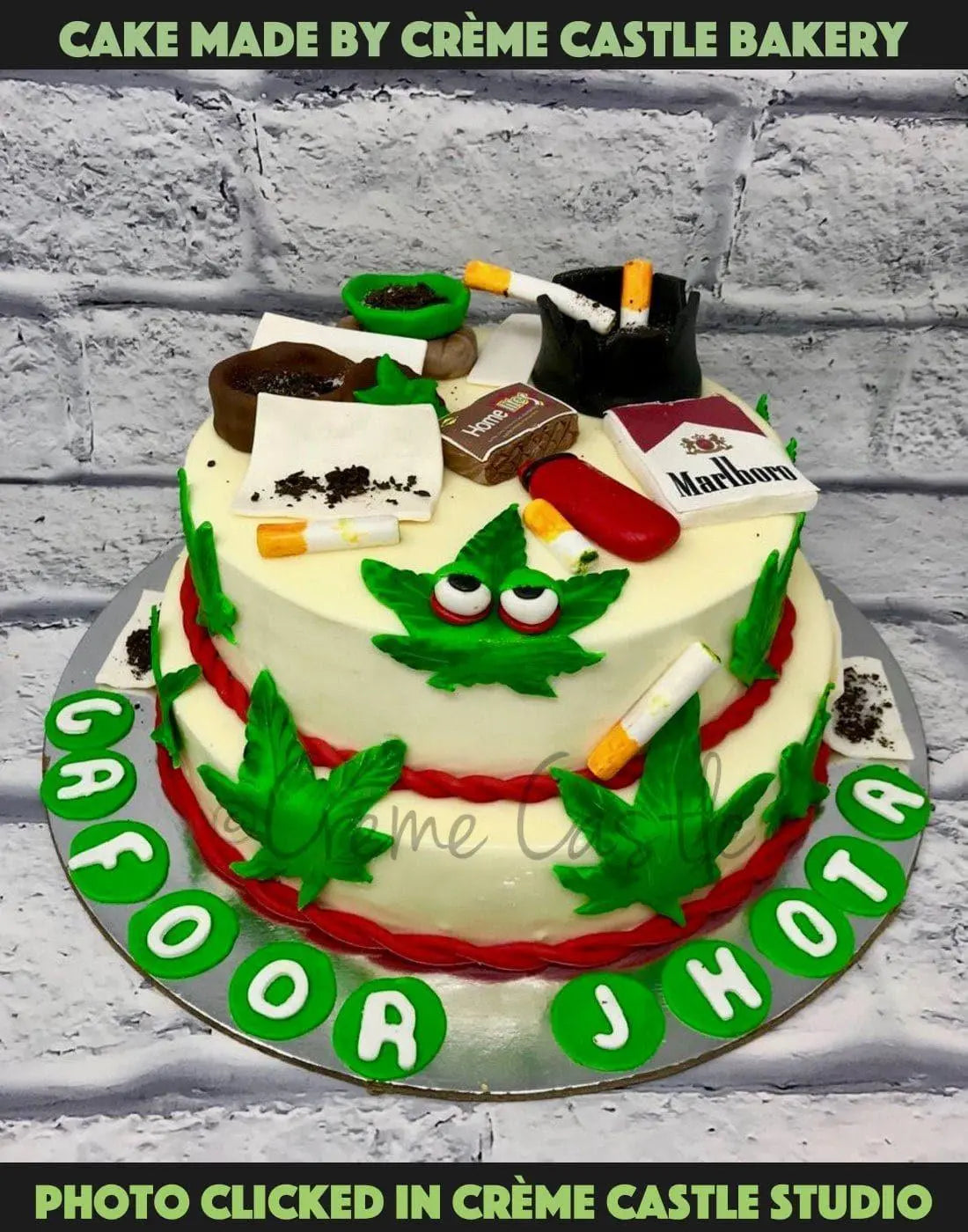 Weed Lover Cake - Creme Castle