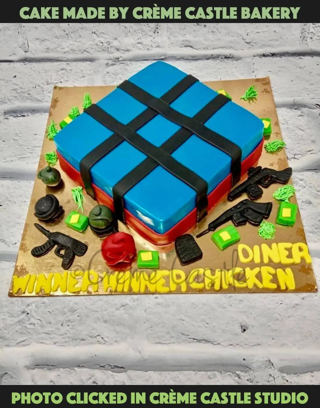 Pubg Package Cake. Cake Designs For Boyfriend. Noida & Gurgaon